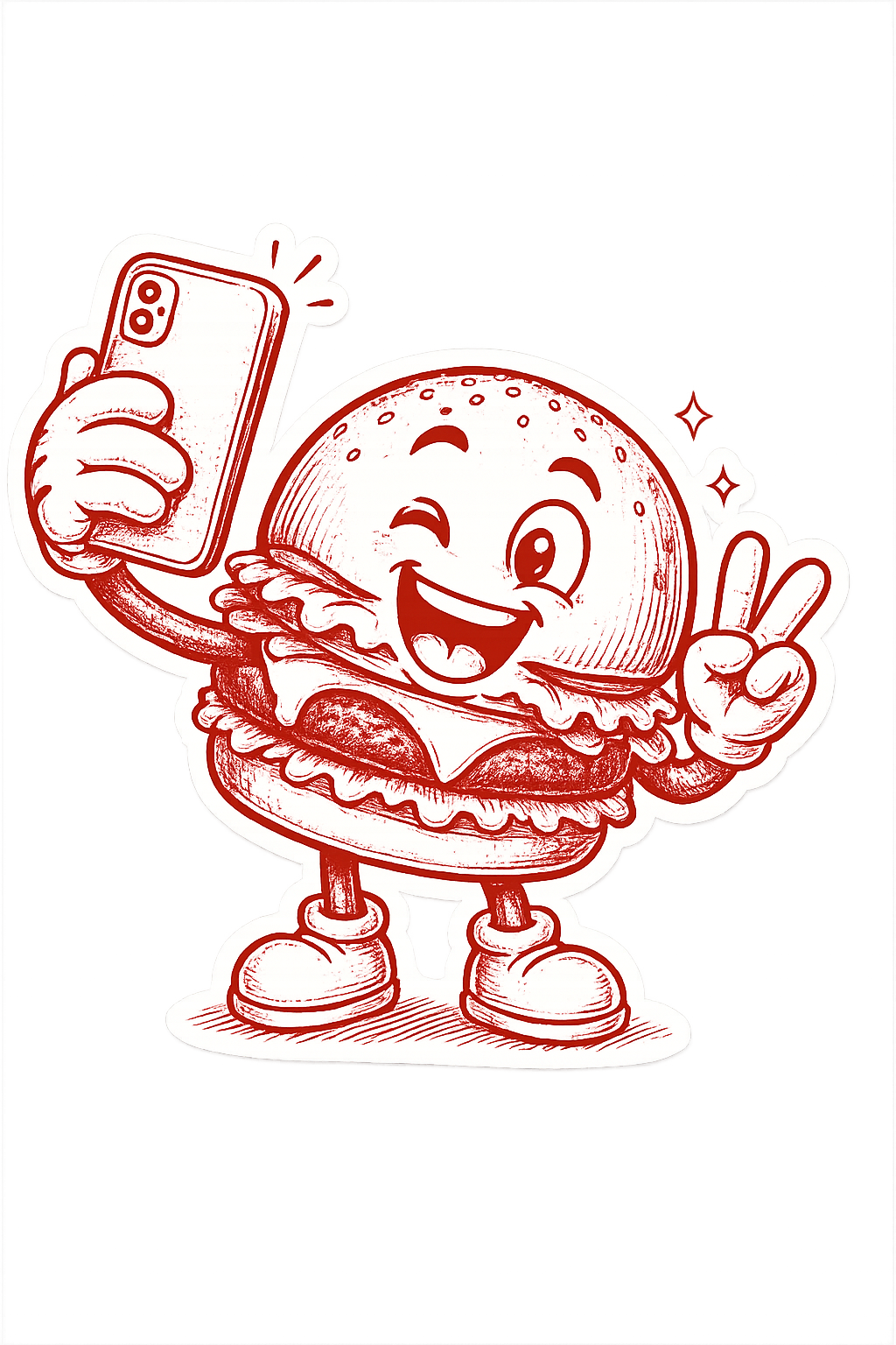 Burger Mascot